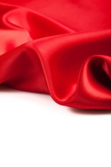 elegant red silk