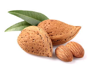 Wall Mural - Almonds with kernel