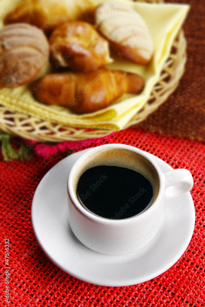 Cartel Café Con Canasta De Pan Dulce Posters