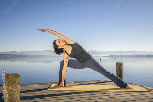 Tapeta ścienna Utthita parshvakonasana
