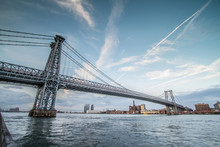 Williamsburg Bridge Daytime In NYC