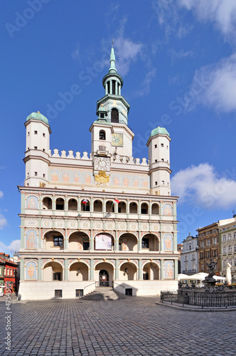 Naklejka samoprzylepna Rynek, poznan, polska