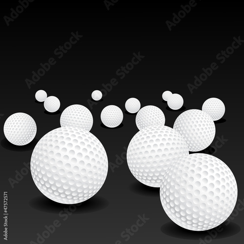 Board z aluminiowym obramowaniem Piłki golfowe