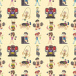 © notkoo2008 - seamless gym pattern
