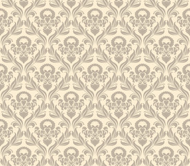 Poster - Damask seamless pattern