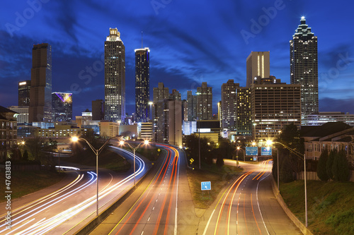 Plakat Atlanta, Georgia.