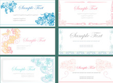 Set Of Various Business Cards