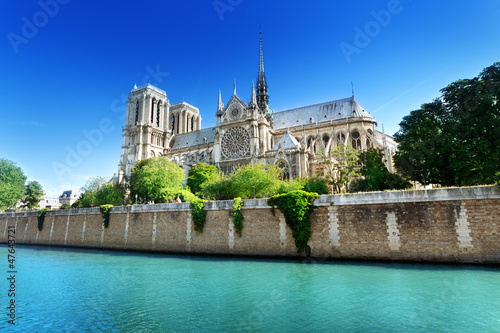 Tapeta ścienna Nasza pani Paris, Francja