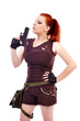 © Xalanx - Military redhead beautiful young lady
