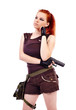 © Xalanx - Military redhead beautiful young lady