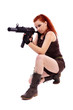 © Xalanx - Military redhead beautiful young lady