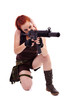 © Xalanx - Military redhead beautiful young lady