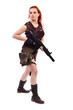 © Xalanx - Military redhead beautiful young lady