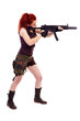 © Xalanx - Military redhead beautiful young lady