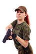 © Xalanx - Military redhead beautiful young lady