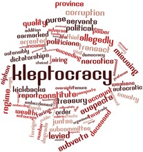 Word Cloud For Kleptocracy