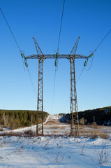 Tower of a  electric line