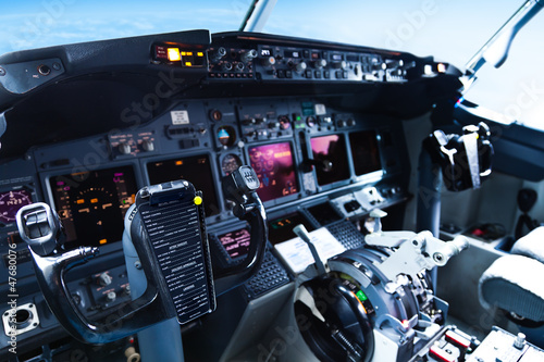 Fotografía Passenger Aircraft Cockpit
