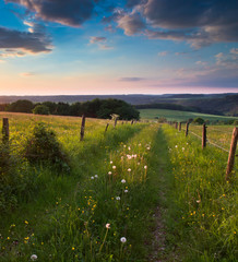 Canvas Print - sunset trail