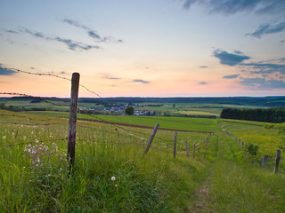 Wall Mural - sunset trail