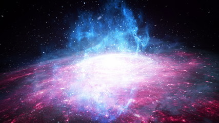 Wall Mural - galaxy fly through