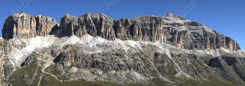 Board z aluminiowym obramowaniem Sass pordoi - dolomity