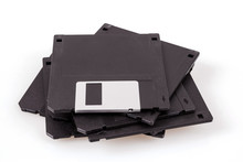 Stack Of Old Diskettes