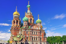 Church Of The Saviour On Spilled Blood, St. Petersburg, Russia