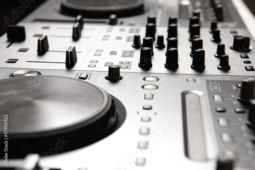 Plakat na papierze fotorealistycznym Mikser dj
