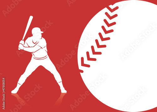 Dekoracja na wymiar  tlo-baseballowe