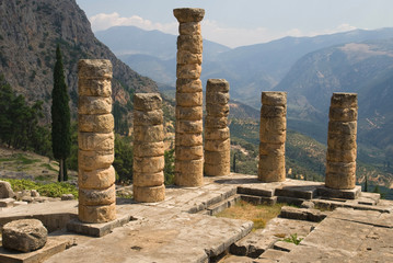 Wall Mural - Columns of the Temple of Apollo