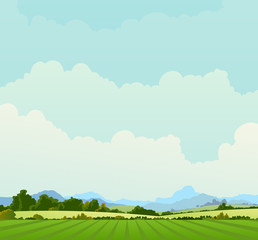 country landscape background