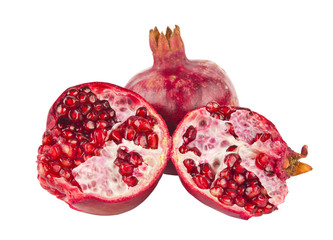 Canvas Print - pomegranate fruit isolated