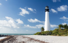 Cape Florida Lighthouse In Bill Baggs