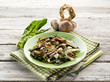 boiled swiss chard salad with anchovy and garlic