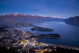 Fototapeta  - Twilight at Queentown, New Zealand