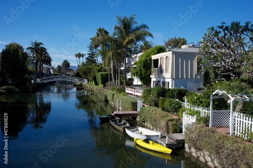 Naklejka samoprzylepna Kanały weneckie, los angeles