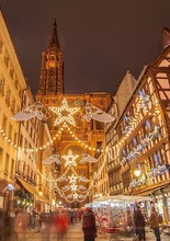 Marché De Noël à Strasbourg, Alsace.