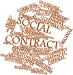 © intheskies - Word cloud for Social contract