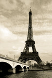 Fototapeta Paryż - Eiffel tower, Paris, France