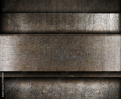 Board z aluminiowym obramowaniem Warstwowe metalowe tło