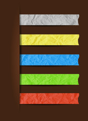 Poster - tags paper banners badges