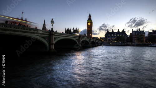 Naklejka samoprzylepna Most Westminster