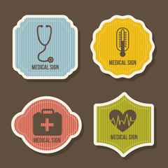 Sticker - medical icons