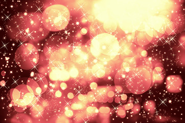 Wall Mural - Abstract circular bokeh background of Christmaslight