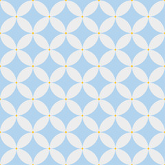 Abstract geometric pattern. Blue classic pattern.