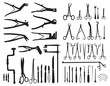 surgical instruments vector