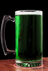 Wall Mural - Green draught beer