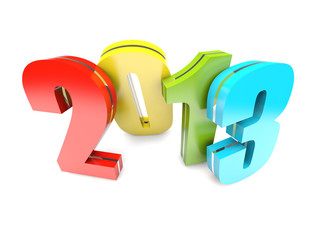 Wall Mural - Happy New Year 2013 background