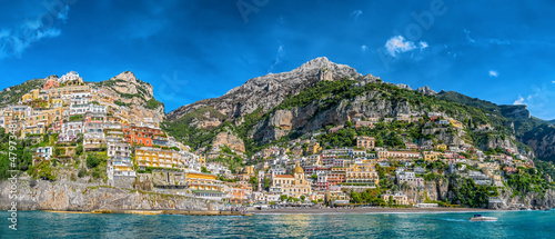 Plakat na papierze fotorealistycznym Positano